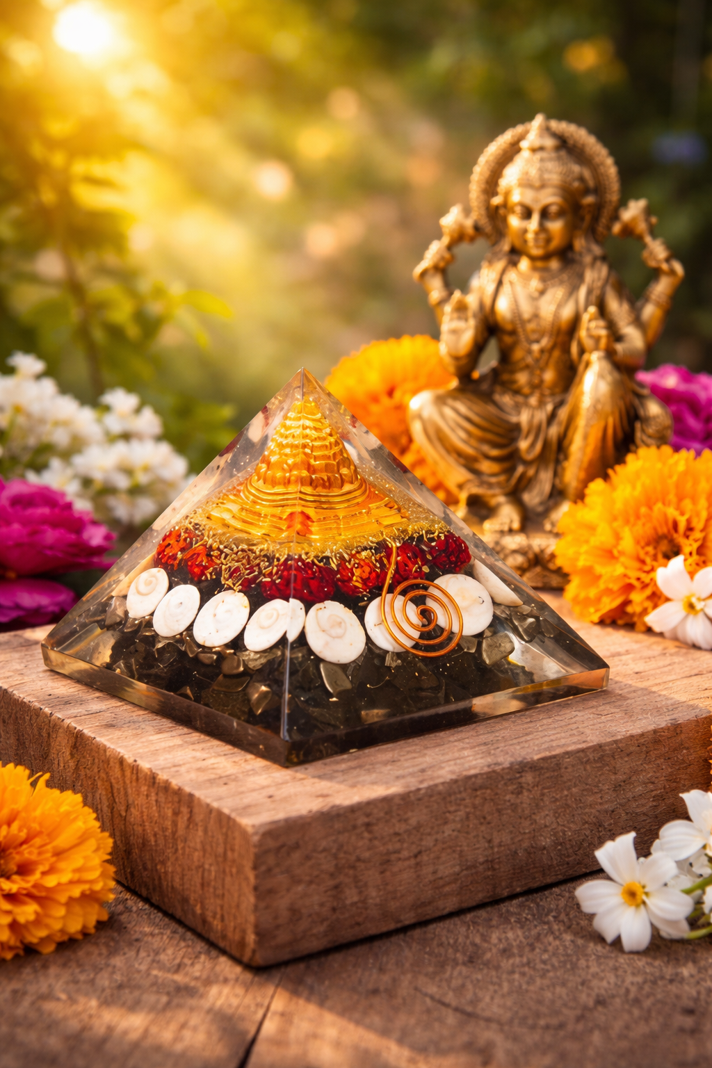 Dhan laxmi yantra pyramid (attract money and wealth)