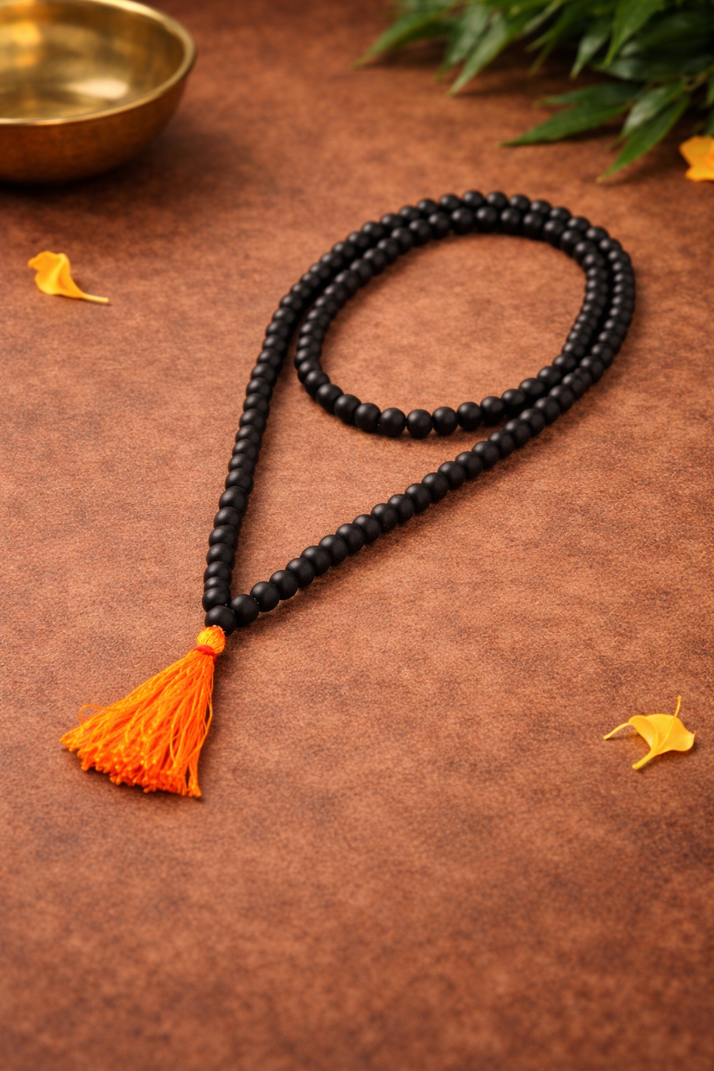 Karungali Malai 6mm for Kids (108+1 Beads) Original Ebony Wood