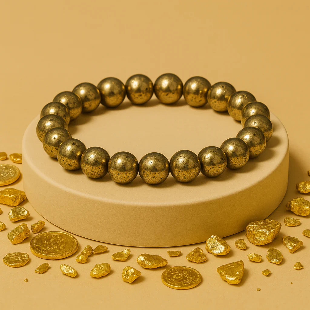 Golden pyrite Bracelet (For Money & Bright Career)