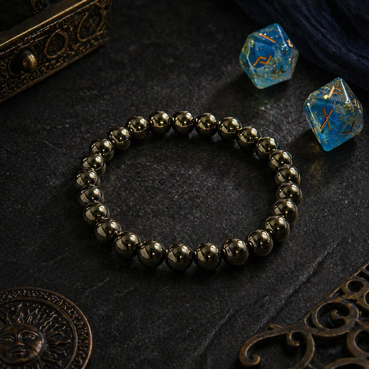 Golden pyrite Bracelet