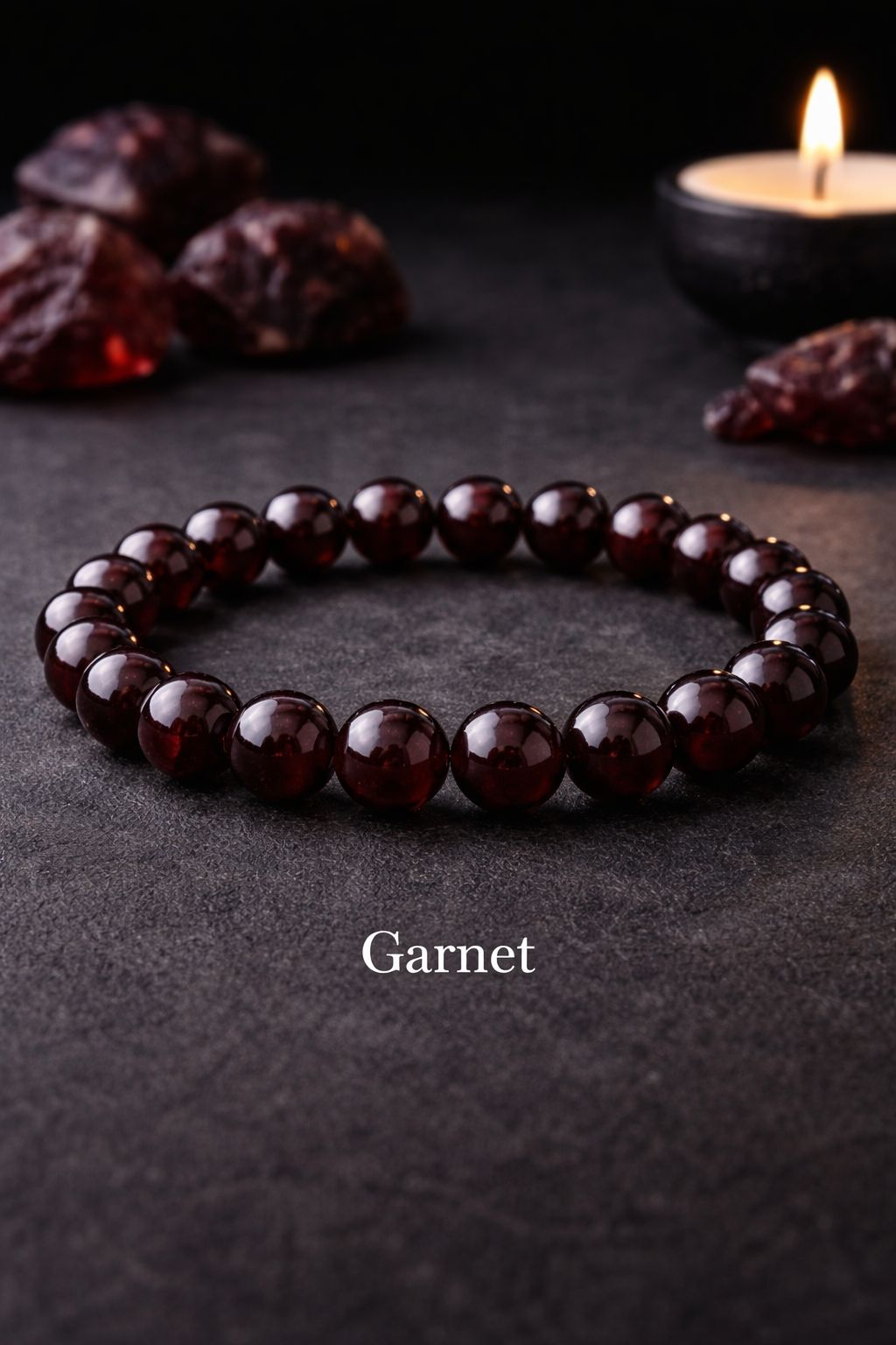 ❤️ Garnet Bracelet – Love, Passion & Protection (Abhimantrit & Certified)
