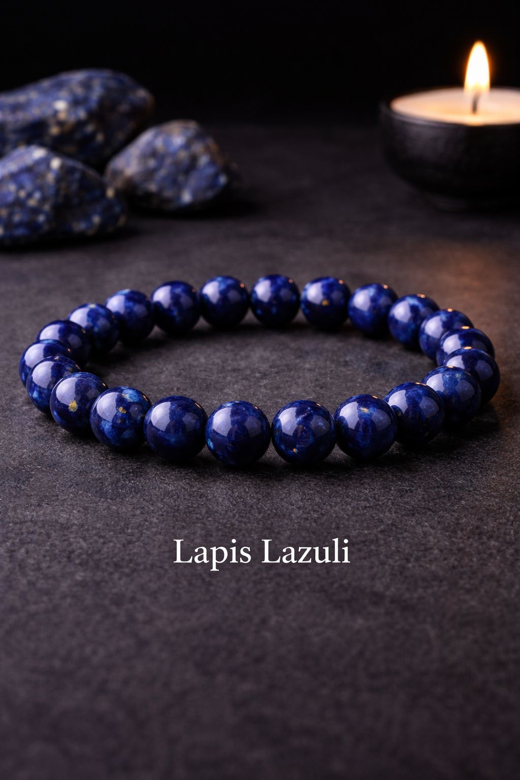 💙 Lapis Lazuli Bracelet – Wisdom, Confidence & Protection