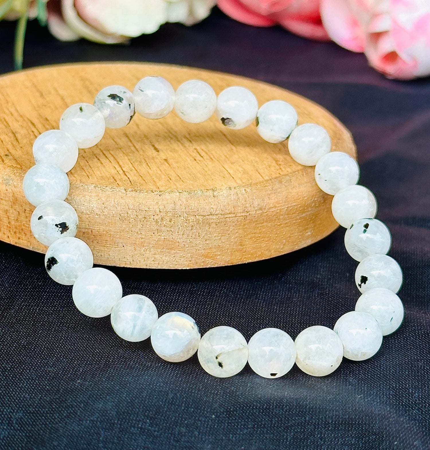 🌙 Moonstone Bracelet – Love, Intuition & Emotional Balance